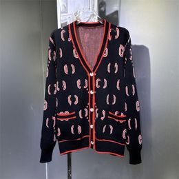 23GGS NUEVOS Suéteres de mujer Cárdigan largo Moda casual Prendas de punto Suéteres de diseñador para mujer