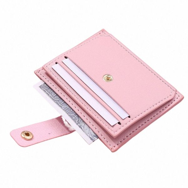 2022 Nouveau portefeuille femme court porte-monnaie Fi PU cuir multi-carte Bit porte-carte Mini pochette pour fille 47R3 #