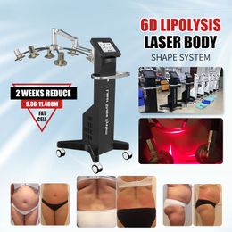 2022 Le plus récent laser lipo 6d amincissant la lumière verte 532 nm se concentre sur la réduction de la graisse machine de perte de poids laser 6d