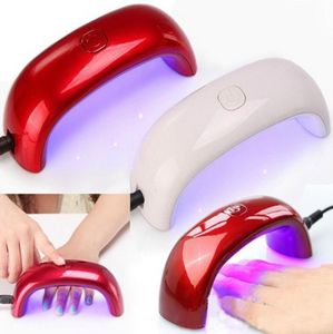 2022 Nieuwste collectie Mooie 9W Uv Nial Lamp Nail Art Gel Polish Led Licht Droger Vingerdroog3276693