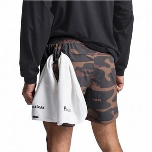 2022 Nieuwste Camo Running Shorts Mannen Sneldrogende Training Gym Shorts Fitn Mannen Jogging Zomer Sportshorts Workout Korte broek T0IV #