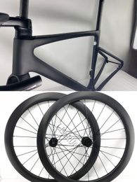 2022 nouveau cadre en carbone de conception cadres aérodynamiques de vélo cadre de vélo de route complet ultra léger avec BSA