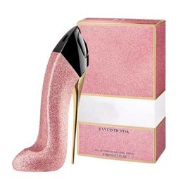 2022 Nieuwste ontwerp beroemde damesgeur parfum meisje 80ml Glorious gold Fantastisch roze Collector edition zwart rode hakken Fragran8609944
