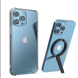 2022 Nieuwste Bureau Aluminium Magnetische Zuigbeugel Telefoon Houder Kickstand voor iPhone 13