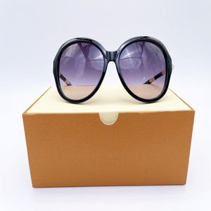 2022 nieuwste mode zonnebril voor mannen en vrouwen UV Beschermingsmerk Glazen Lady Designer -bril met gele doos 204L
