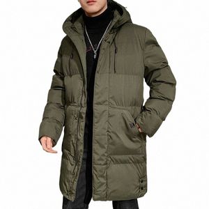 2022 Date Fi Hommes Vestes Noir Gris Vert Épaissir Super Chaud Down Cott Manteau d'hiver pour hommes Col à capuche LG Parkas 75hd #