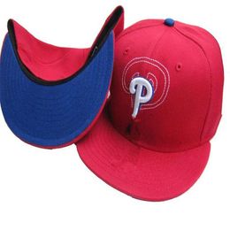 2022 NOUVEAUX Phillies P Lettre Caps Baseball Capes les plus récentes Arrivées Homme Swag Gorra Cotton Gorras pour les chapeaux ajustés pour adultes H14261U