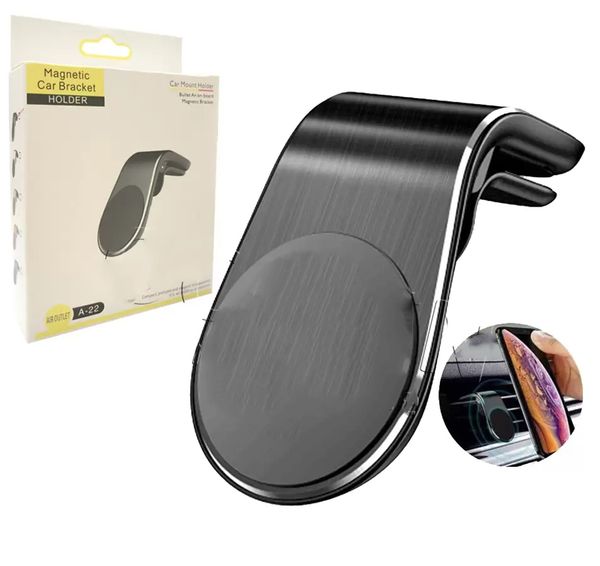 2022 plus récent support de ventilation de voiture magnétique fort support de téléphone portable universel de rotation de 360 degrés avec le paquet DHL gratuit