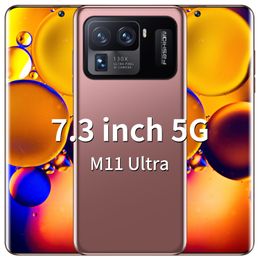 2022 NewStyle M11ULTRA GLOBAL VERSION Originele Android-telefoons Smartphone 6.7Inch Cellphone Dual Sim Camera 5G 4G Cell Mobile Smart Phone Face Unlock