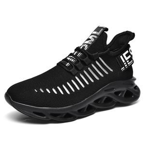 2022 zapatillas de correr sin marca para hombres negro blanco verde terracota Warriors cómodo malla Fitness al aire libre Jogging caminar zapato 39-46