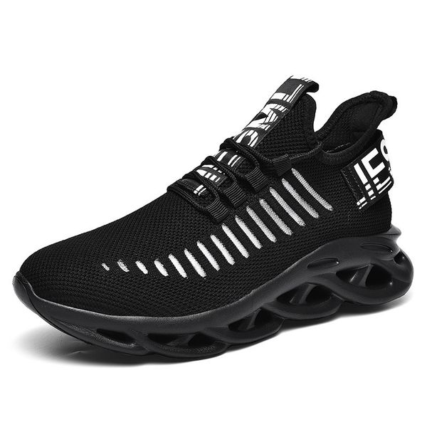 2022 chaussures de course sans marque pour hommes noir blanc vert guerriers en terre cuite confortable maille Fitness extérieur Jogging chaussure de marche 39-46