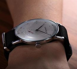 2022 Onola Simple UltraDhin Quartz Watch Men Classic Luxury Brand Leathernylon Male horloge Casual Dress Waterproof Relogio Masculi1621696