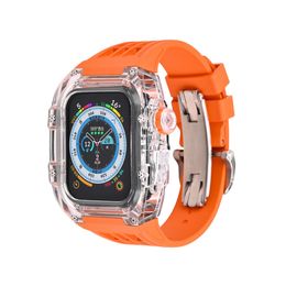 Nieuwe 49 mm slimme horloges Ultra 8-hoesjes voor Apple Watch-serie 8 iWatch 8 Marine-polsbandje sporthorloge horloges ultra Beschermende beschermhoes