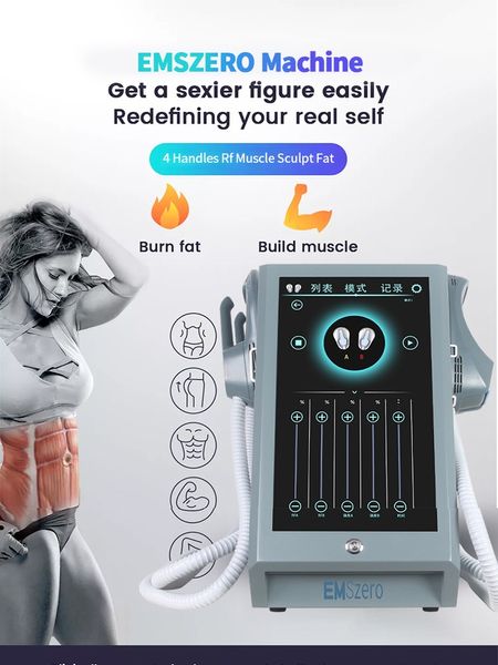 2023 Machine d'acupression Paragrap DLSEMSLIM RF 14 Tesla Butt Lift Amincissant la machine Emszero Muscle Stimulator Body Shaping Massage Equipment