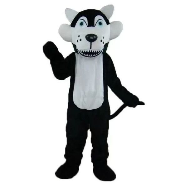 2022 Performance Peluche Loup Fursuit Costumes De Mascotte Halloween Fantaisie Robe De Fête Personnage De Dessin Animé Carnaval Noël Pâques Publicité Fête D'anniversaire Costume Outfit