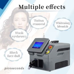 2022 Picoseconde lasertatoeage Verwijderingsmachine 755 Pico Nd Yag Laser Blackhead Removal Lighten Spots Facial Care Whitening Apparatuur