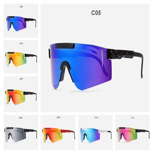 2023 Top New Sports Gafas de sol Hombres Polarizado TR90 Material UVA / UVB Lente Gafas de sol Mujer Moda original Bicicleta Bicicleta Gafas de ciclismo polarizadas PITS-01