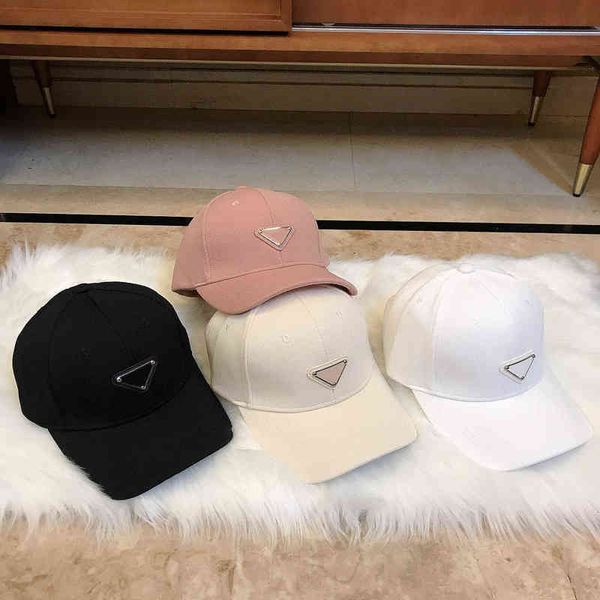 2022 Populaire Triangle Inversé Ball Caps Toile Mode Casual Chapeau De Soleil pour Sports De Plein Air Hommes Femmes Célèbre Designer Baseball Hat w22