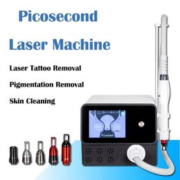 2022 Machine portative de retrait de tatouage de laser de picoseconde Enlèvement de tache de pigment Picos Deuxième dispositif de laser de beauté de retrait de tatouage de Yag pour le spa