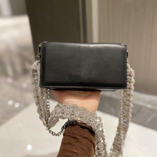 2022 haut de gamme en cuir mode diamant chaîne sacs à bandoulière femmes célèbre concepteur sac à bandoulière classique luxe grand nom navettage portefeuille fourre-tout