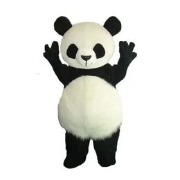 Costume de mascotte de Pandas professionnel, Costume d'extérieur pour Halloween, fête d'anniversaire, défilé publicitaire, pour adultes, 2022