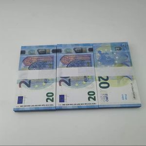 2022 Prop Money Toys Dollar Euros 10 20 50 100 200 500 faux billets commémoratifs jouet pour enfants cadeaux de Noël ou film vidéo 100 PCS / Pack2D0M