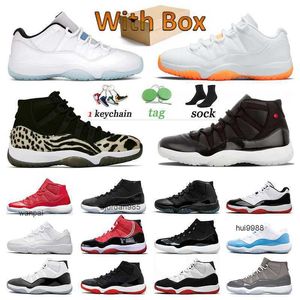 2022 Qualité Animal Instinct Jumpman 11 Chaussures de basket-ball basses Jubilee 25th Anniversary Trainers Hommes Femmes Citrus Concord Bred Space Jam 11s JORDAM