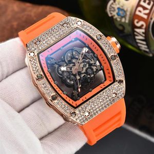 2022 Quartz Horloge Voor Mannen Casual Sport Horloge Man Horloges Top Luxe Mode Chronograaf Siliconen Brand5212a