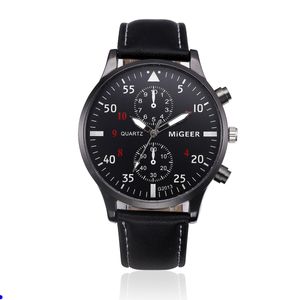 2022 Quartz Montres Men Business Mens Watch Luxury Simple Sport Sport Sport Populaire Corloge de cuir de poignet Popul