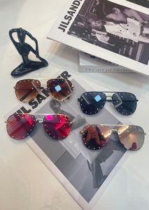 2022 Mala de muelles Luxury Clásico Diseño Gafas de sol marca Vintage Pilot Gafas Polarizadas UV400 Fashion Men Mujeres Lentes de vidrio WI2688289