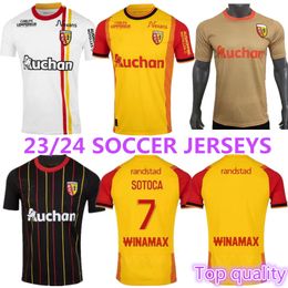 2023 2024 RC Lens derde uit maillot voetbalshirts 22 23 24 Saint-Barbe special KAKUTA OPENDA 11 GANAGO SOTOCA FOFANA GRADIT FORTES Voetbalshirts home KEEPER