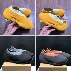 2022 Release Chaussures de course de qualité supérieure Knit Runner Sulphur Stone Carbon Noir Gris Hommes Femmes Mode Sneaker Sport avec boîte