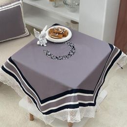 2022 retro linnen restaurant tafelmat ontwerpers doek waterdichte decoratieve mat geprinte stofveilig patroon tafelkleed cover g2204205Z
