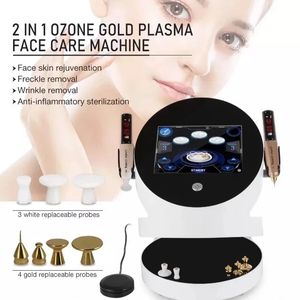 2023 RF 2 en 1 Dispositivo de belleza láser de aguja de plasma Eliminación de manchas Rejuvenecimiento de la piel Terapia de elevación Salón de belleza facial