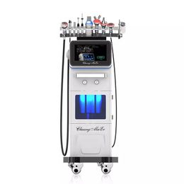 2022 RF Ultrasone 10 in 1 hydro -dermabrasie diepe reinigingsmachine voor gezichtsreiniging H2O2 Aqua Clean Skin Rejuvenation Apparatus
