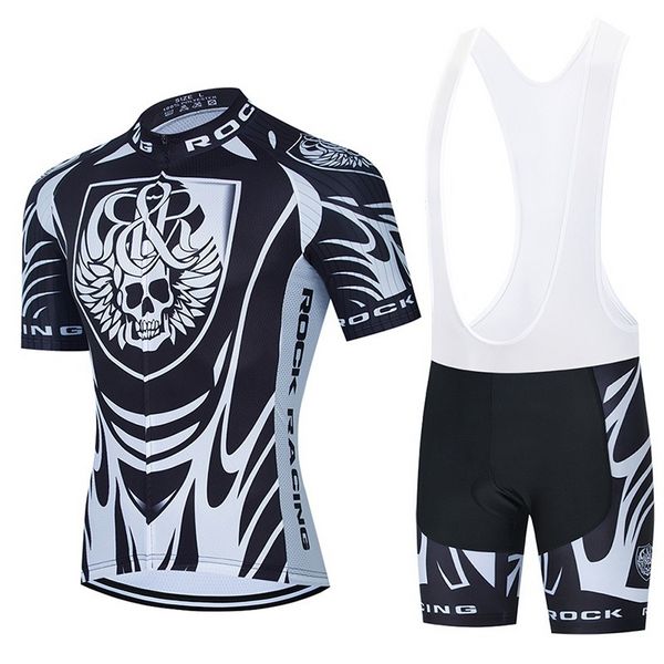 2022 ROCK RACING cyclisme Jersey ensemble vtt uniforme hommes cyclisme Kit vélo vêtements été Maillot Culotte