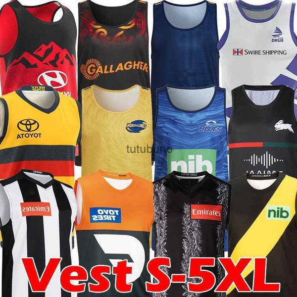 2022 Jerseys de rugby Adelaide Crows Adel Fijian Drua Huracanes Blues South Sydney Rabbitohs Crusaders Highlanders Chaleco de la liga Men Camiseta