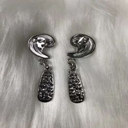 Saijia – boucles d'oreilles Vortex concaves et convexes en laiton pour femmes, aiguilles en argent, à la mode, 2022