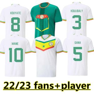 2022 Senegal 1 ster voetbalshirts 22 nationale MANE KOULIBALY GUEYE KOULIBALY SARR Maillot de voetbalshirt 2002 retro vintage klassiek uniform 666