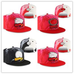 2022 Sideline Ink Dye Snapback Hat Cappelli da calcio Squadre Cap Snapbacks Mix regolabile Ordine di corrispondenza Tutti i cappucci