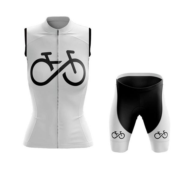 2022 sans manches cyclisme Jersey ensemble femme cycliste tenue vélo porter vélo de route gilet cyclisme vêtements dames Maillot Velo Femme