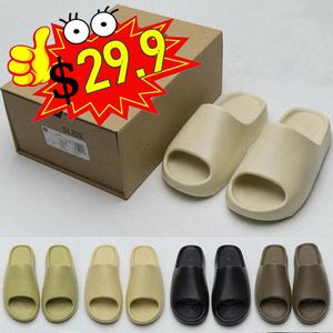 2023 Slides Pantofole Desert Sand Summer Brown Flat Mens Women Beach Resin Restock Sandalo Graffiti Bone Rubber MXT Moon Grey Mineral Blue Vermillion Red Designers 48