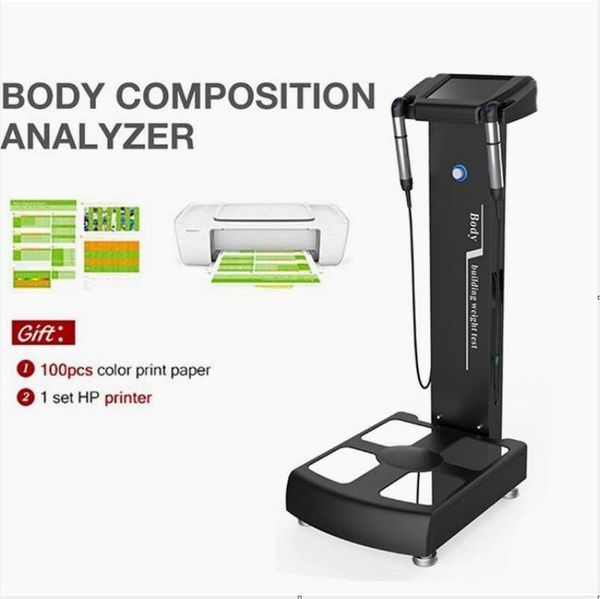 2022 Máquina de adelgazamiento Analizador de composición corporal multifrecuencia profesional Máquina de prueba de elementos Análisis de grasa Reducción de peso Equipo de fitness rápido