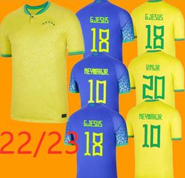 Maillot de football 2022 Camiseta de futbol PAQUETA BRAZILS COUTINHO maillot de football JESUS MARCELO PELE CASEMIRO brasil 22 23 maillots de football hommes femmes enfants SETS 888