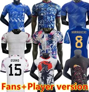 2023 Jerseys de fútbol Dibujos animados ISAGI ATOM TSUBASA MINAMINO ASANO Japón DOAN KUBO ITO MUJER KIT PARA NIÑOS 2023 Uniforme especial japonés 23 Camiseta de fútbol Fan Player versión