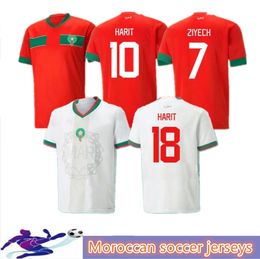 2022 maillots de football HAKIMI Maillot marocain ZIYECH EN-NESYRI maillots de football hommes enfants kit HARIT SAISS IDRISSI BOUFAL maillot Maroc maillot de l'équipe nationale.