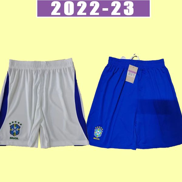 2022 shorts de football Camiseta de futbol brazils 2023 pantalons de football NEYMAR JR VINI SILVA fans version brasil 22 23 maillot de foot PELE home away