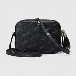 2022 soho disco camera bag Crossbody Womens Shouler Sacs noir Sac à main en cuir gaufré Embrayage Sac à dos Portefeuille Fannypack 308364 21230q