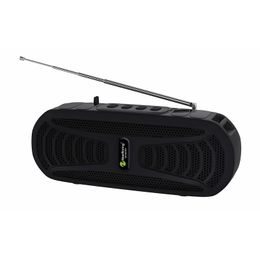 2023 Haut-parleur Bluetooth Antenne de charge solaire lampe de poche boombox 5.0 EDR subwoofer Radio FM 3D Stéréo Portable crochet poignée NRB6FMT