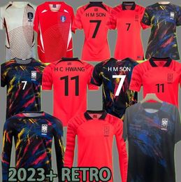 2023 Zuid-Korea voetbalshirts Nationaal team 22 23 24 SON Cho Gue gezongen In Bum Hwang Ui jo JEONG SUNG KWON fans spelerversie 2002 Retro heren kindertenue sokken Voetbalshirt